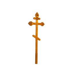 №52 Крест с орнаментом (сосна)