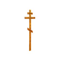 №44 Крест с декором (сосна)